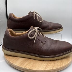 Clarks Ultimate Comfort Brown Leather Lace-Up Oxford Shoes Men’s 11